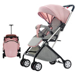 Ultra-Light Baby Travel Stroller – Compact Airplane-Approved Design with Recline & 5-Point Harness
