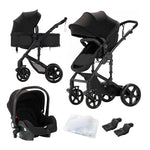 Lightweight Foldable Baby Stroller — 3-in-1 Travel System (LATCH)
